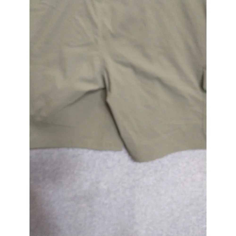 Orvis Mens Khaki Green Stretch Cargo Shorts Size 40 Lightweight Hiking Outdoor